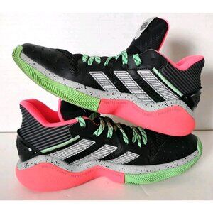 ADIDAS Men's Harden Stepback Basketball Shoes SIZE 9 Black Glory Near Mint